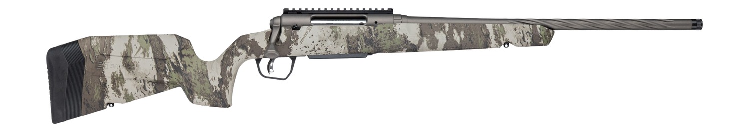 Savage Axis 2 Pro Bolt Action 6mm ARC 20 in 4+1 Gun Metal Bronze Cerakote Woodland Camo