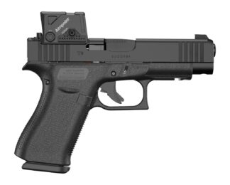 Glock 48 MOS Slimline 9mm Semi-Auto Compact 4.17 in nDLC Black