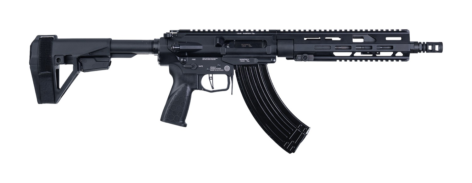 Grand Power ARAQ-S 7.62x39mm Semi-Auto Short-Stroke Piston 11 in Barrel Black Matte Finish