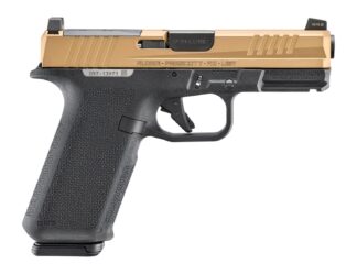 Ruger 19498 RXM 9mm Luger 17+1 4" Black FNC Nitride Barrel, Copper PVD Alloy Steel Optic Ready Slide, Black Polymer Frame w/Accessory Rail, Magpul EHG Grip, RMR/RMSc/DPP Footprint