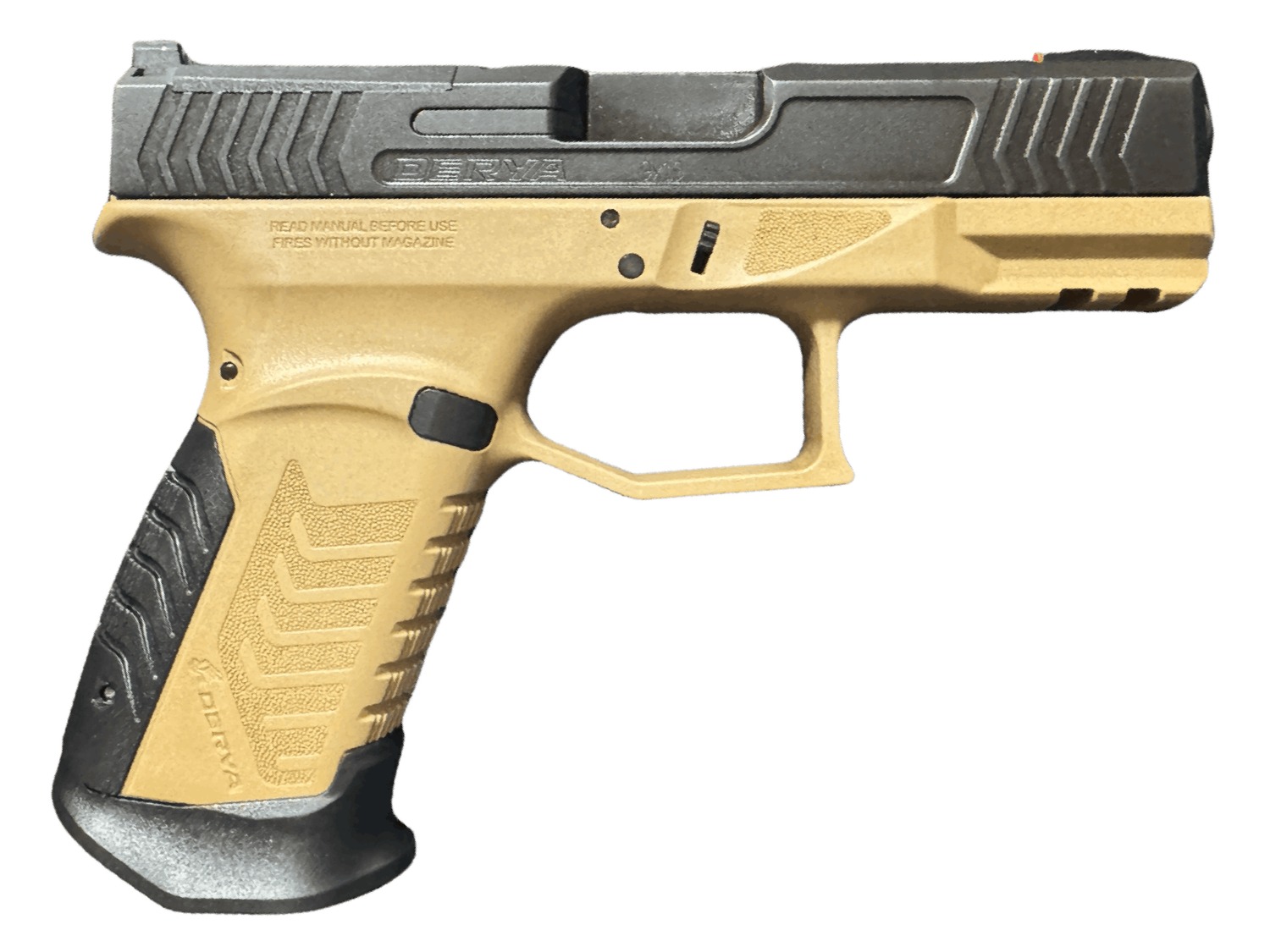 Derya DY9 9mm Semi-Auto Pistol 4.02 in Optic-Cut OTSS Slide, ODG Brown/Black Nitride