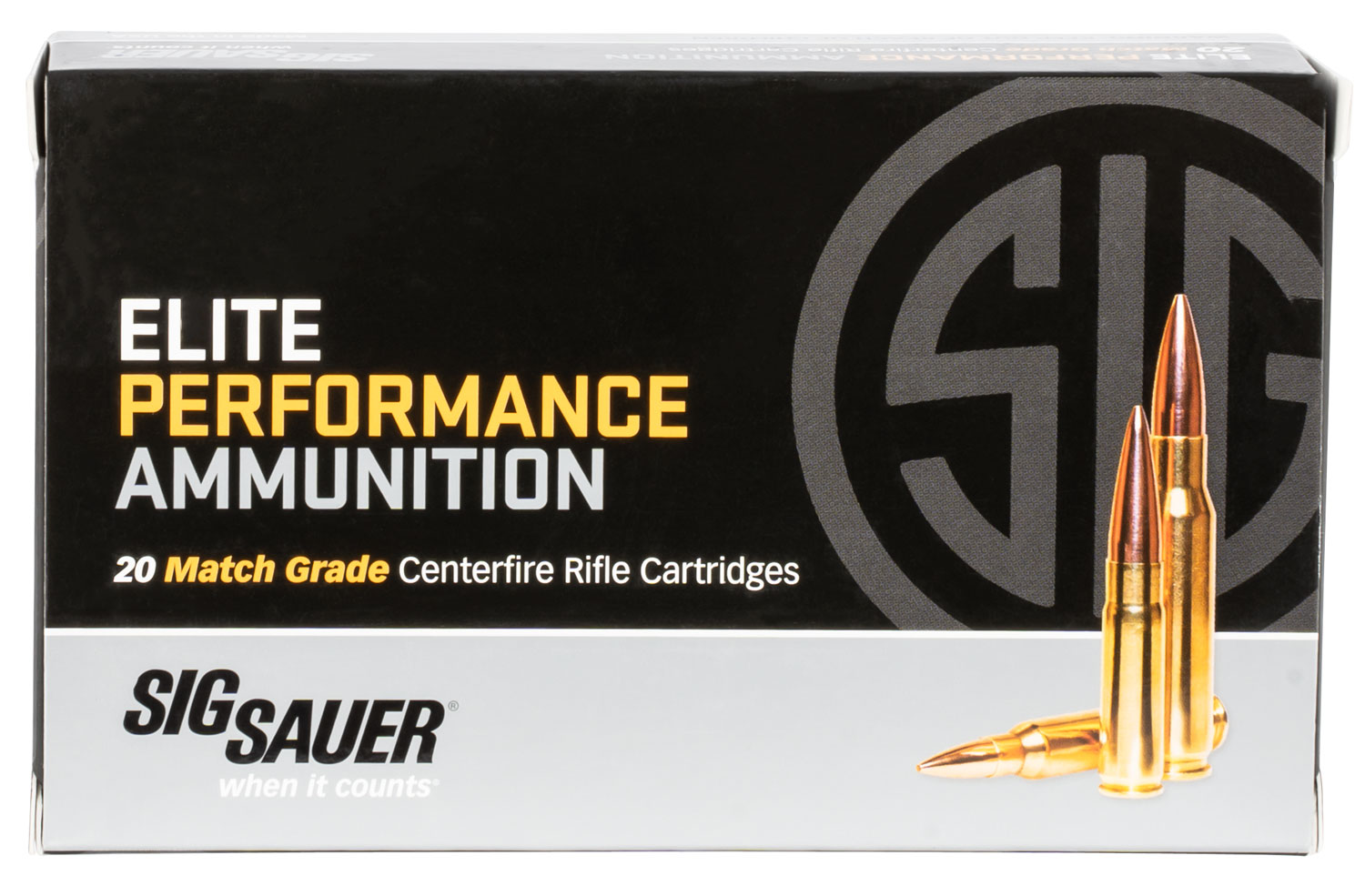 SIG Sauer Elite Performance .300 Winchester Magnum 190 gr Open Tip Match, 20 Rounds
