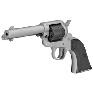 Ruger Wrangler .22 LR 4.62 in Barrel 6 Rounds Silver Cerakote Revolver