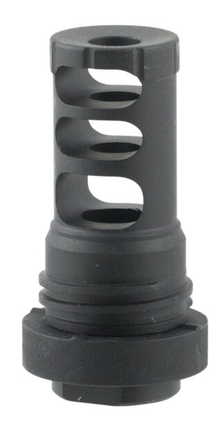 Yankee Hill Machine Q.D. Mount Muzzle Brake 1/2"-28 Tpi Black Steel