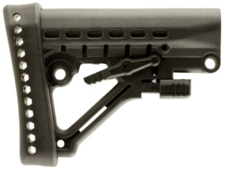 Archangel AA120 6-Position Adjustable Buttstock, Carbon Fiber/Black Polymer, Commercial Tube