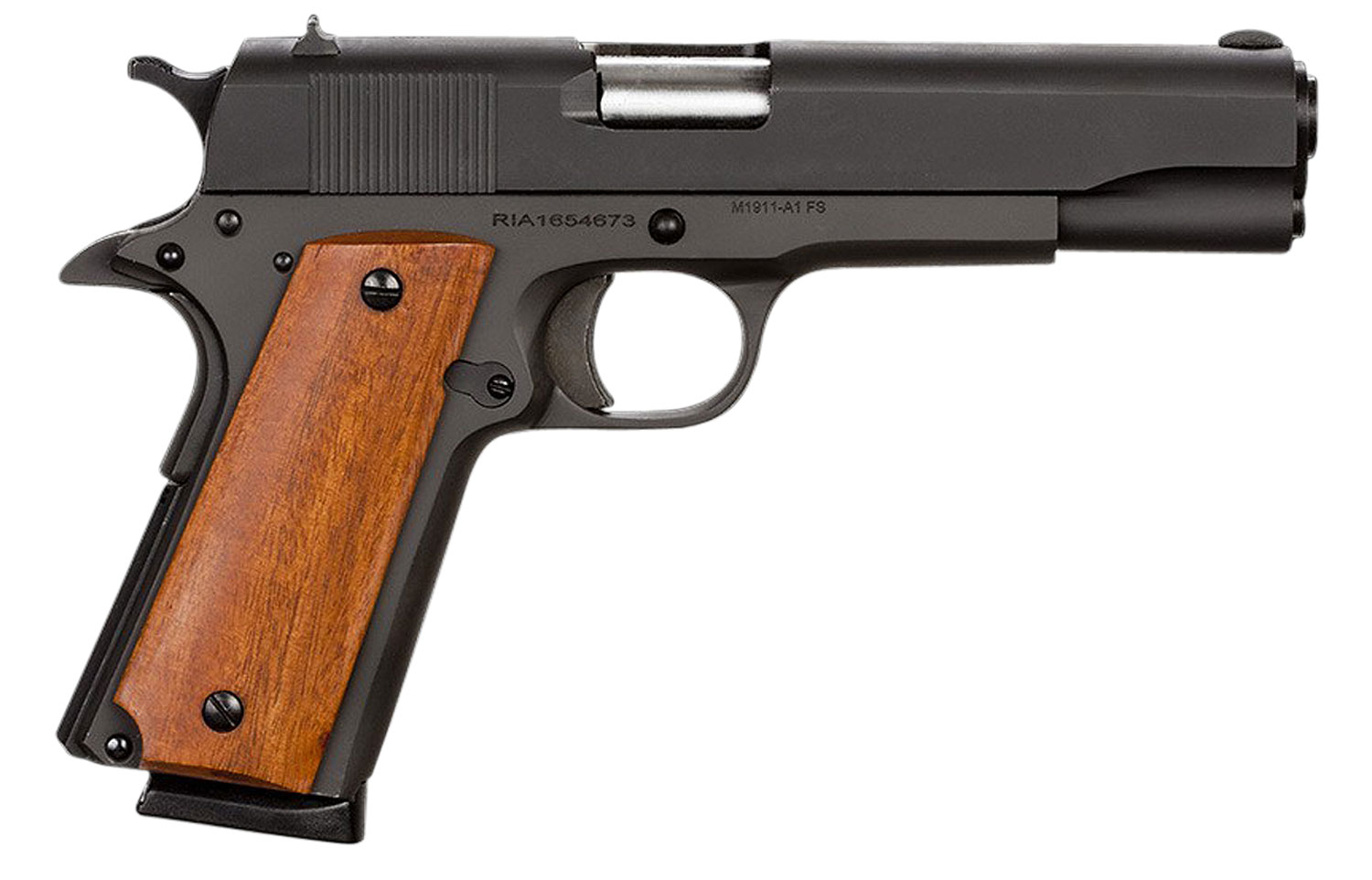 Armscor/Rock Island Armory Semi-Auto 5 in .45 ACP 1911 Parkerized Finish Beavertail Fixed Sights