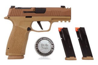 SIG Sauer P365X-Macro Comp 2A 9mm 3.1 in 17+1 Rounds Coyote