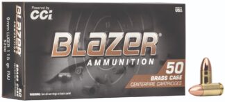 CCI 9MM 115GR BLZBRSS FMJ 50RD