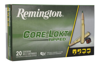 Remington Core-Lokt Tipped Rifle Ammunition 20-Round Box