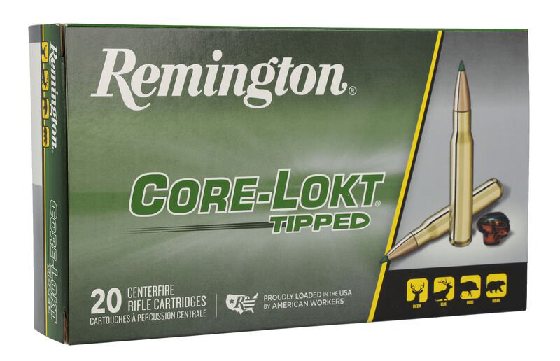 Remington Core-Lokt Tipped Rifle Ammunition 20-Round Box