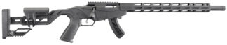 Ruger 8400 Precision Rimfire  Full Size 22 LR 15+1 18" Black Threaded Barrel, Black Hard Coat Anodized Aluminum Receiver w/Picatinny Rail, 15" M-LOK Handguards, Black Synthetic Adj Quick-Fit Precision