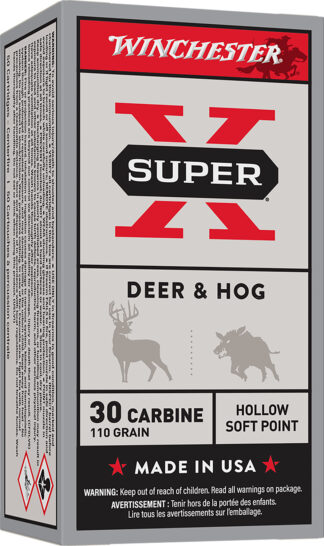 Winchester Super-X .30 Carbine 110 gr Hollow Soft Point 50 Rounds Per Box
