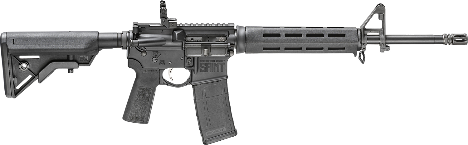 Springfield Armory SAINT AR-15 16 in 30+1 .223 REM/5.56 NATO Semi-Auto Rifle Black