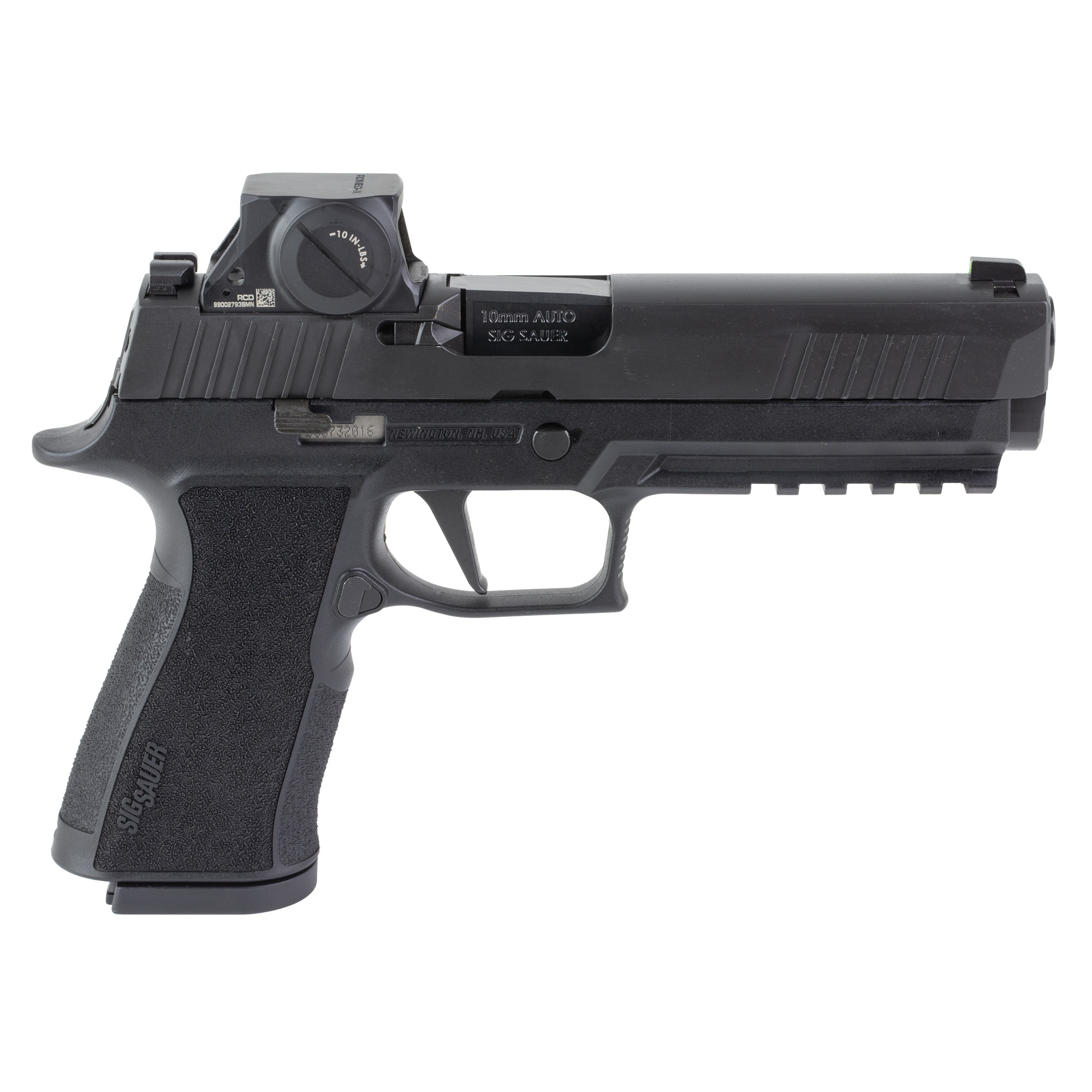 SIG Sauer P320 XTEN Semi-Auto 10mm 5 in Black Nitron Night Sights