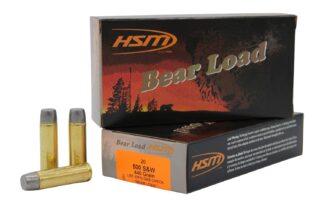 HSM 500 S&W Magnum 440 Gr Wide Flat Nose Gas Check 20 Rounds Per Box