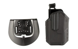 Blackhawk Omnivore L2 Multi-Fit Holster with Rail Attachment Device, Left Hand, Black, Streamlight TLR 1/2