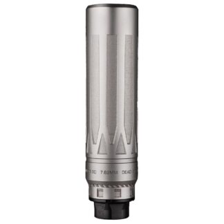 Dead Air Nomad-Ti XC Silencer w/Xeno Adapter -7.62mm 9.30 (Cal) Silver w/DA124 Omni Brake