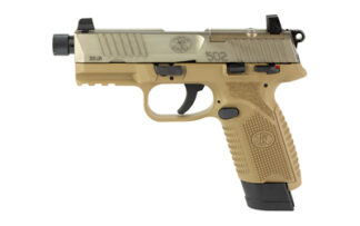 FN 502 Tactical Semi-Auto .22 LR 4.6 in FDE Optic-Ready