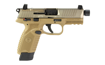 FN 502 Tactical Semi-Auto .22 LR 4.6 in FDE Optic-Ready