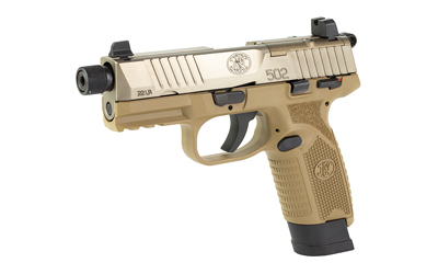 FN 502 Tactical Semi-Auto .22 LR 4.6 in FDE Optic-Ready