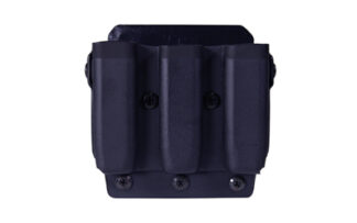 High Speed Gear Uniform Line Triple Mag Pouch Size 1 Black Kydex