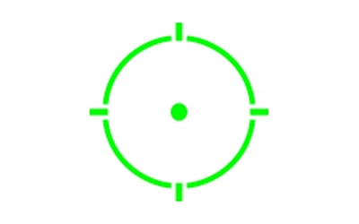 Holosun HE530C-GR 1x 30mm Titanium Holographic Red Dot, 2 MOA/65 MOA Circle, Picatinny/Weaver