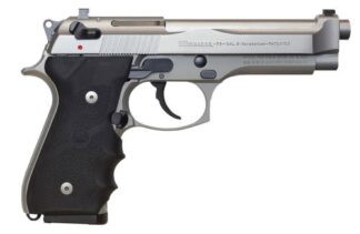 Beretta 92FS Brigadier Inox 9mm Double-Action/Single-Action Semi-Auto Pistol, 4.9 in, 10+1