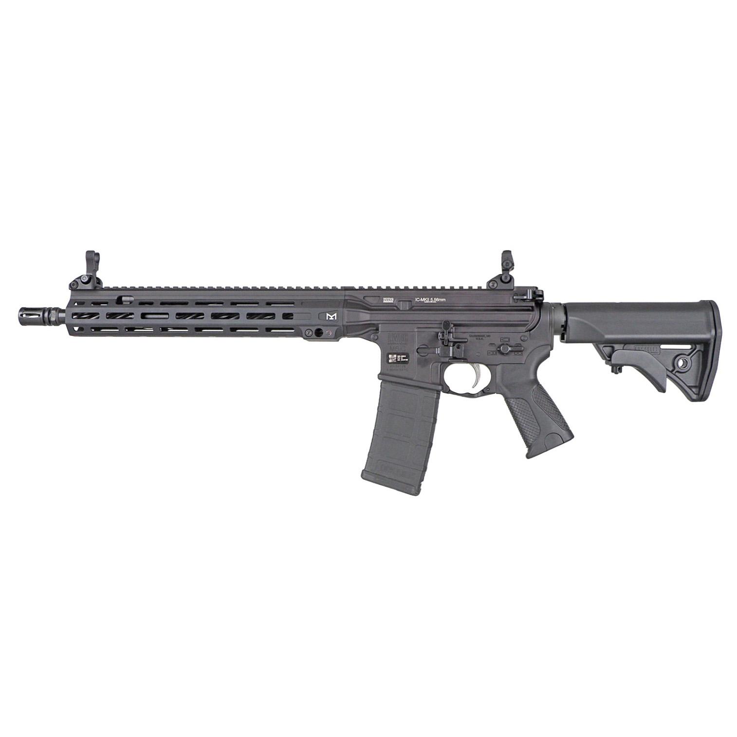 LWRC ICMKII SBR 5.56mm, 14 in Barrel, 30-Round, Black Finish