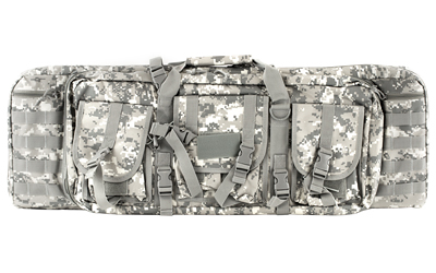 NCStar VISM Double Carbine Case 36 in, Gray Digital Camo, Padded for 2 Rifles