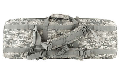 NCStar VISM Double Carbine Case 36 in, Gray Digital Camo, Padded for 2 Rifles
