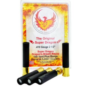 Personal Security Products Super Dragon .410 Gauge 2-1/2" Dragon's Breath Shotshell, 5 Rounds