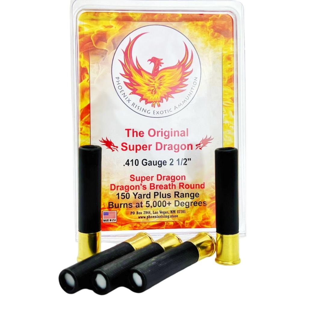 Personal Security Products Super Dragon .410 Gauge 2-1/2" Dragon's Breath Shotshell, 5 Rounds