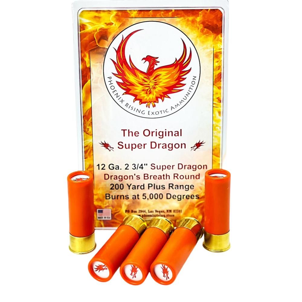 Phoenix Rising Super Dragon Dragon's Breath 12 Gauge 2-3/4 in 5-Round Shotshell