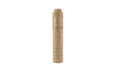 Primary Weapons Systems BDE 762 7.62mm Suppressor, 8.2 in, 1.75 in, Titanium, FDE Cerakote