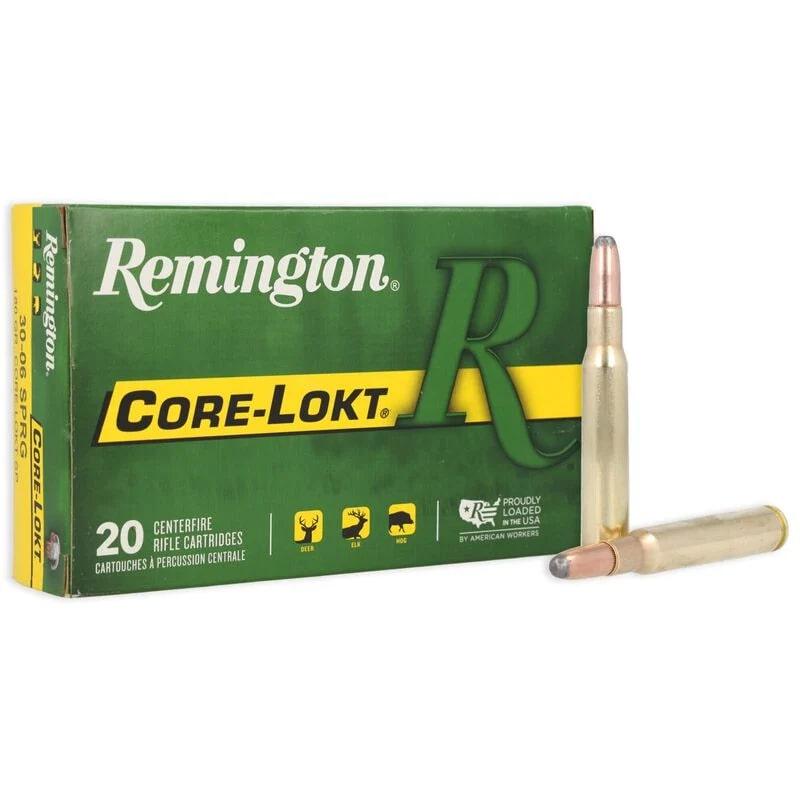 Remington Core-Lokt .30-06 Springfield 220 gr Soft Point (20 Rounds)
