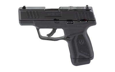Ruger MAX-9 9mm Semi-Auto Pistol, Optics Ready, 3.2 in Barrel, 12 Rounds, Black Finish