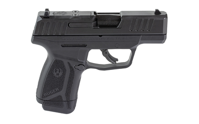 Ruger MAX-9 9mm Semi-Auto Pistol, Optics Ready, 3.2 in Barrel, 12 Rounds, Black Finish