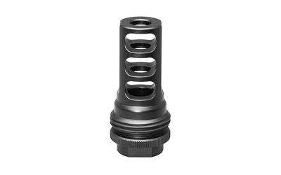 Silencer Co ASR 3-Port Muzzle Brake, .30 Cal, 1/2x28, Black Nitride