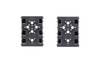 Safariland 6004-35-2 Equipment Locking Receiver Plate Set (ELS Locking Fork) Black