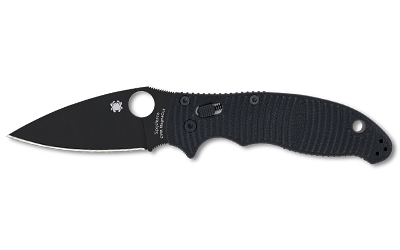 Spyderco Manix 2 Salt CPM MagnaCut 3.37 in DLC Black Folding Knife