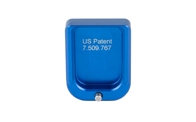 Taran Tactical Innovation 4mm Magazine Extension for 2011 9mm/38 Super-Style Magazines, +2, Bright Blue