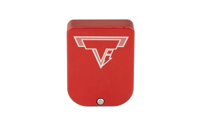 Taran Tactical Innovation 4mm Magazine Extension for 2011-Style 9mm/38 Super Magazines, Bright Red +2