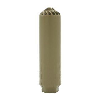 HUXWRX Flow 556k Suppressor, 5.56 NATO, FDE, 5.5 in Length, 1.6 in Diameter
