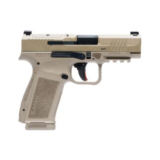 Century Arms 9mm Luger Semi-Auto Pistol, 3.18 in Barrel, Desert Cerakote Finish, 17 Rounds