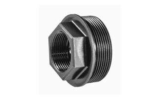 Yankee Hill Machine Sidewinder Direct Thread Adapter 1/2-36 Matte Black