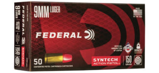 Federal American Eagle Syntech Action Pistol 9mm 150gr TSJ 50 Rounds