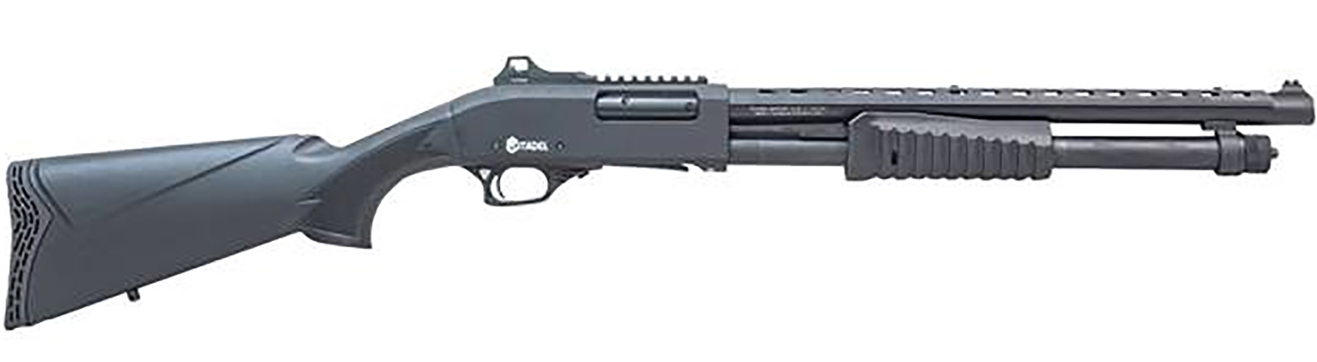 Citadel Mariner 12 Gauge Pump Shotgun, 18.5 in Barrel, 4+1, Matte Black