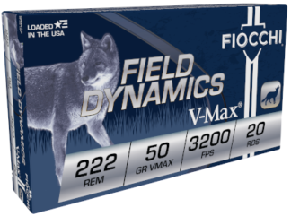 Fiocchi Extrema .222 Remington 50 gr V-Max 20-Round Box