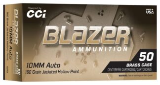 CCI Blazer Brass Hollow Point 10mm 180 Gr JHP 50-Round Box