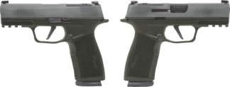 SIG SAUER P365 X-MACRO 9MM PSTL 3.7" CRUSHED SILVER BATTLEWORN 2-17RD MAGAZINES